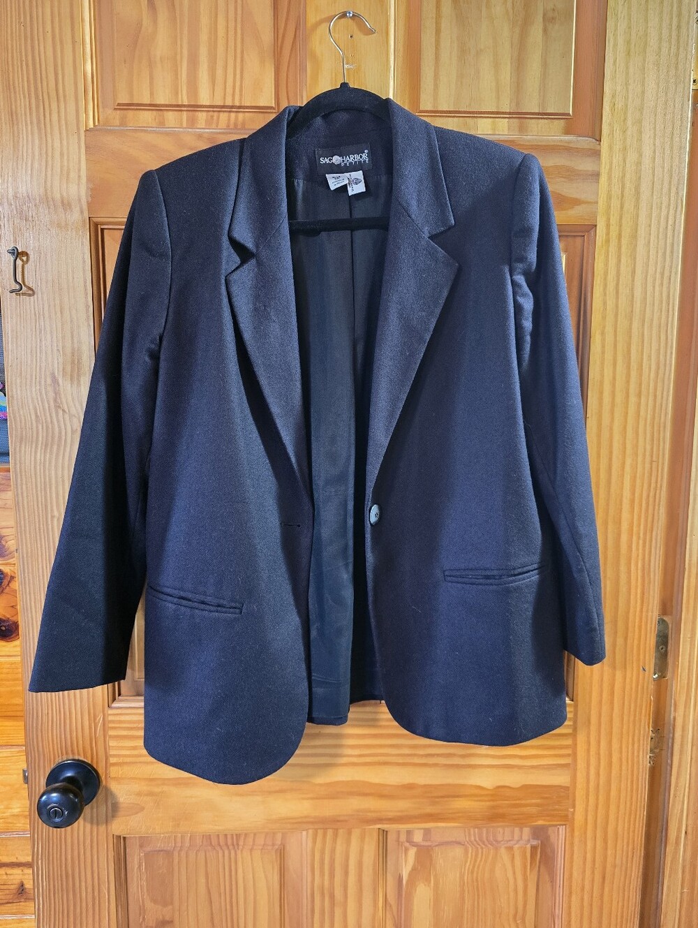 Vintage Sag Harbor 100% Wool Blazer 8P